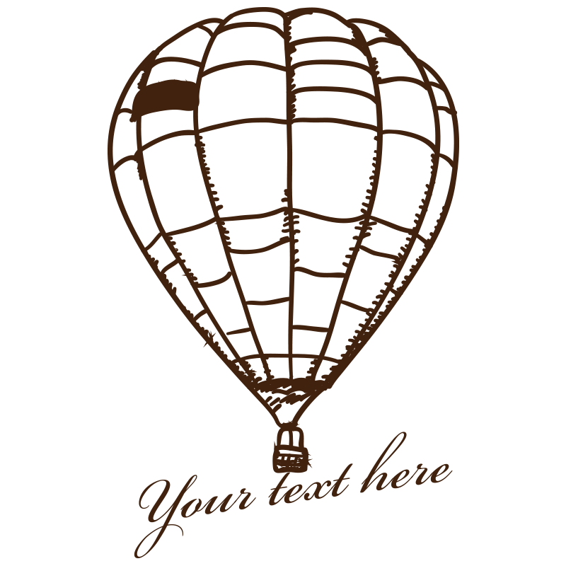 Hot Air Balloon Cartoon Clipart