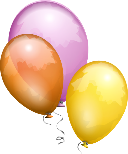 Birthday Balloon Cartoon Clipart