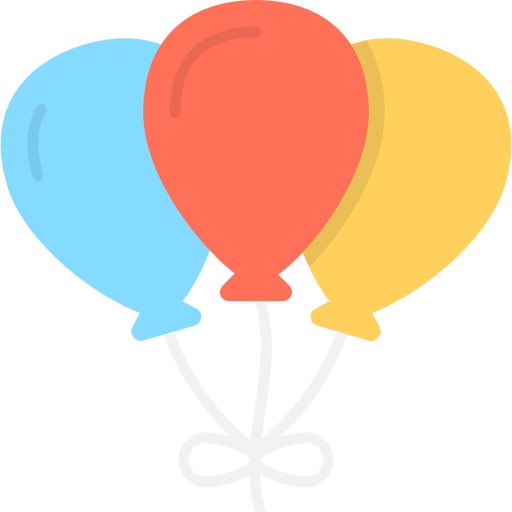 Birthday Balloon Cartoon Clipart