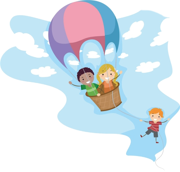 Hot Air Balloon Cartoon Clipart