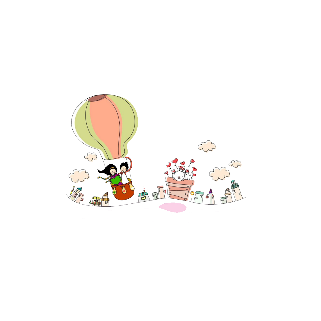 Hot Air Balloon Clipart