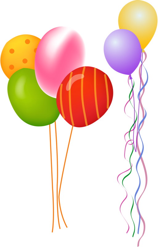 Birthday Balloon Cartoon Clipart