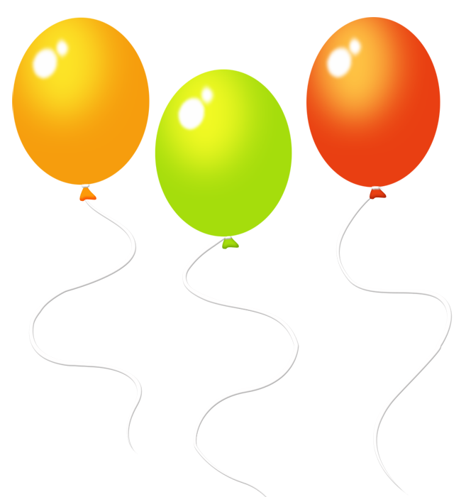 Birthday Balloon Cartoon Clipart