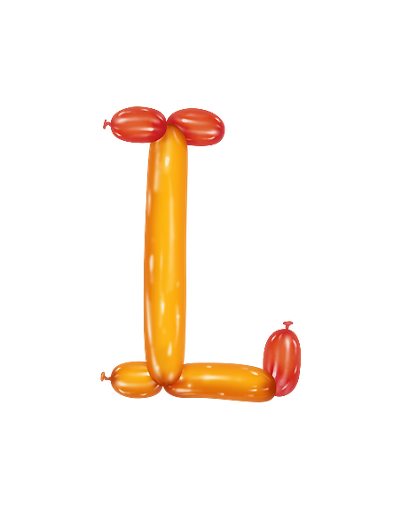 Orange Balloon Clipart