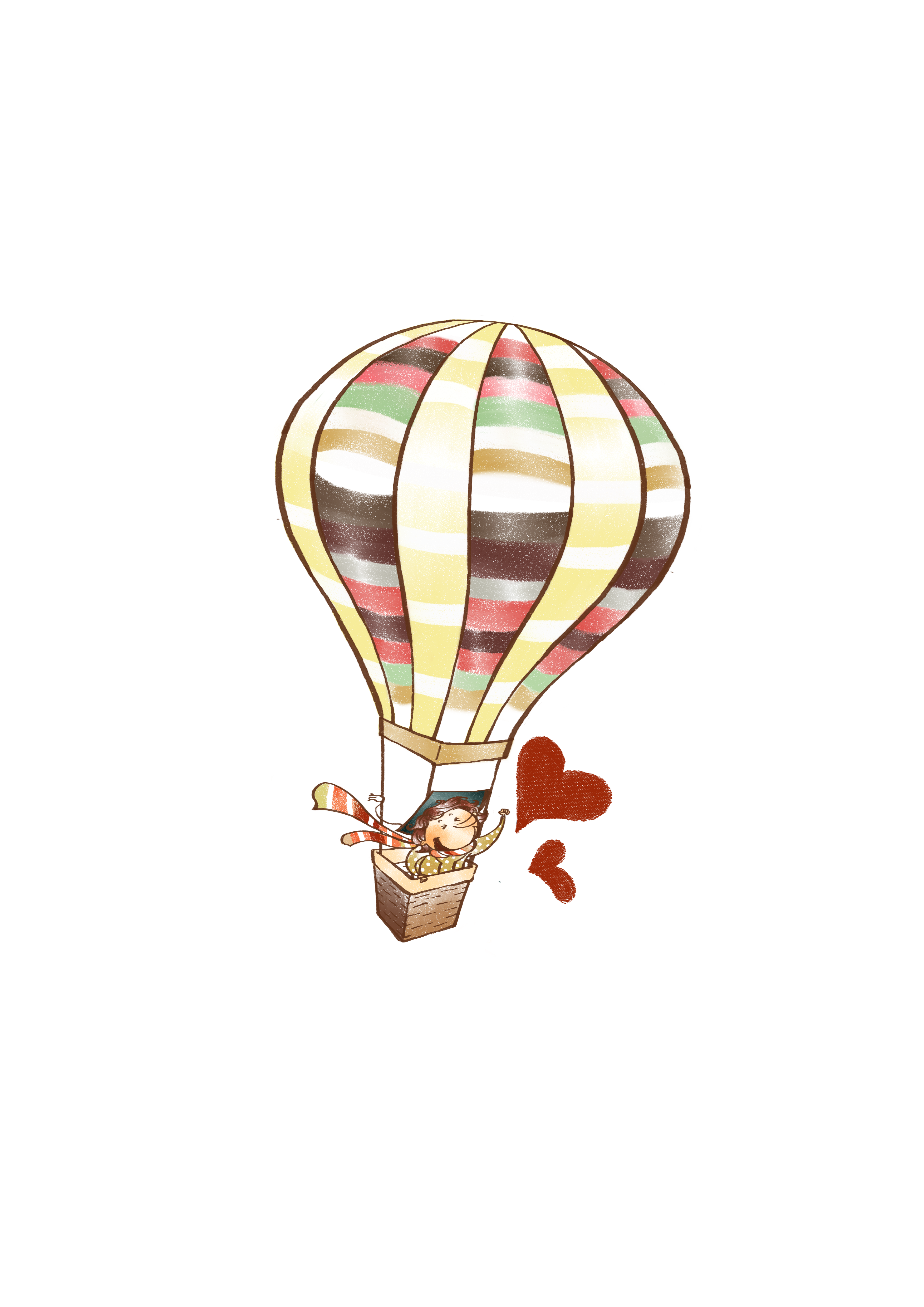 Hot Air Balloon Cartoon Clipart