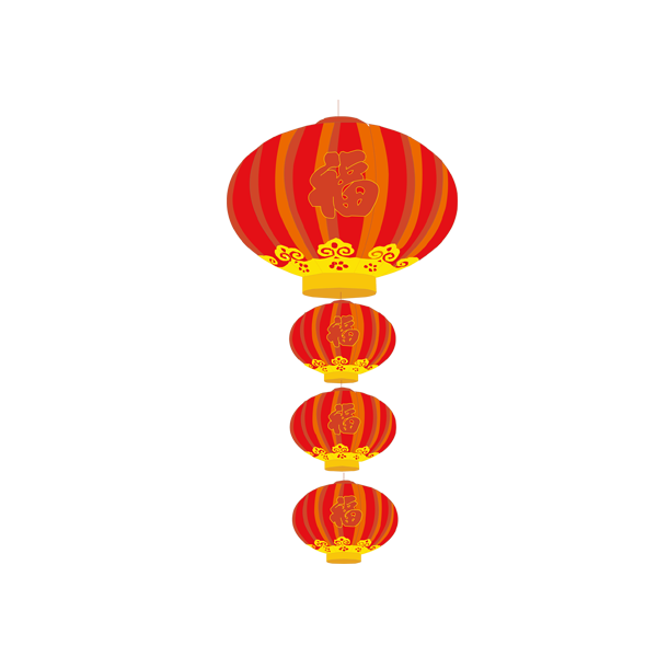Chinese New Year Red Background Clipart