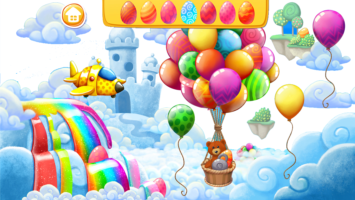 Balloon Background Clipart