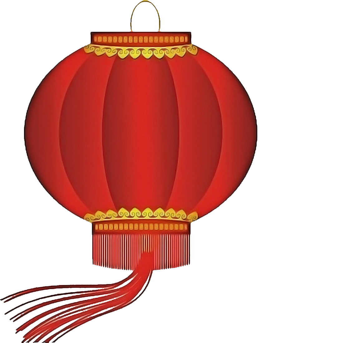 Chinese New Year Red Background Clipart