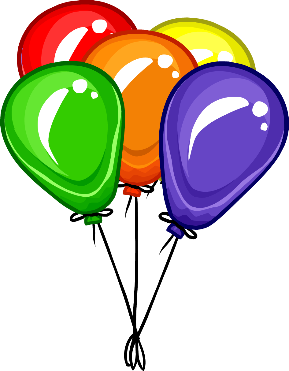 Birthday Balloon Cartoon Clipart