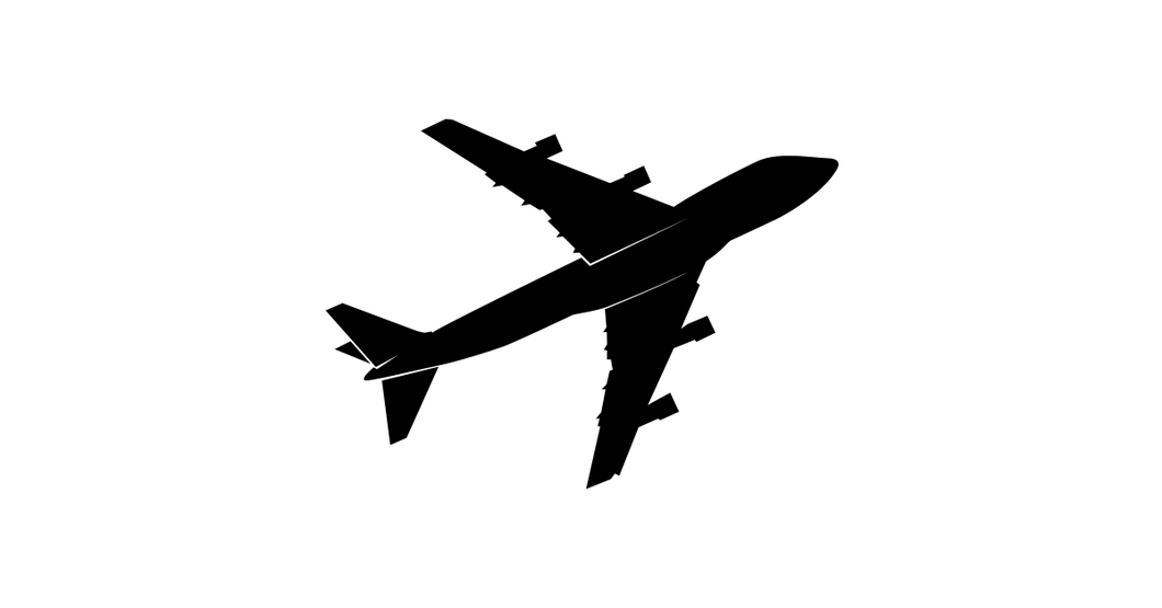 Airplane Silhouette Clipart