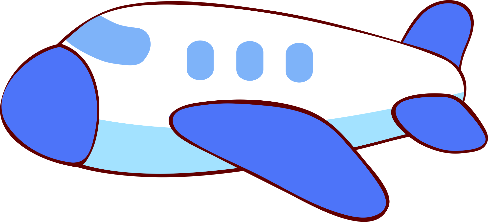 Airplane Logo Clipart