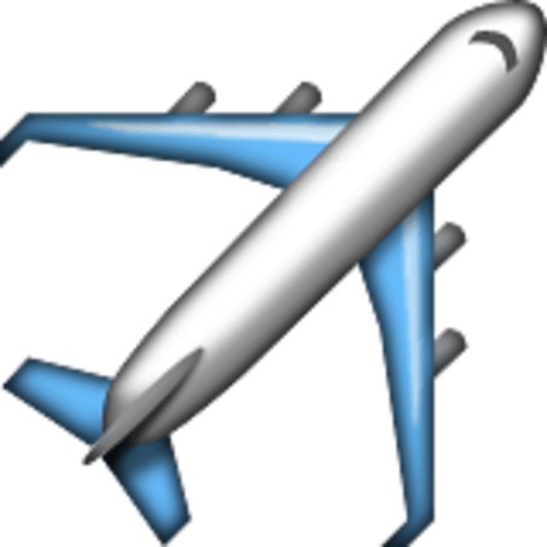 Airplane Emoji Clipart