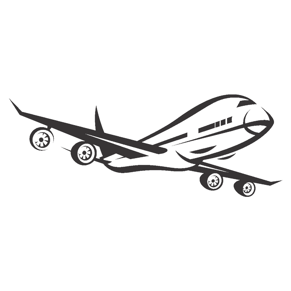 Airplane Silhouette Clipart