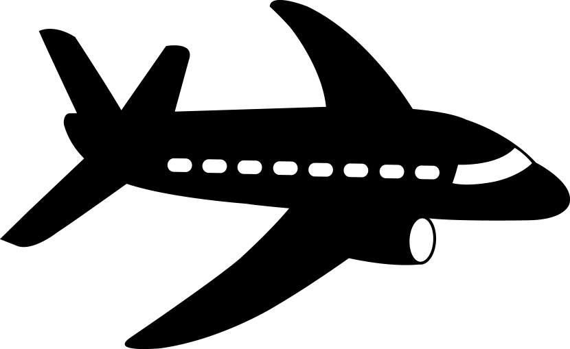 Airplane Silhouette Clipart