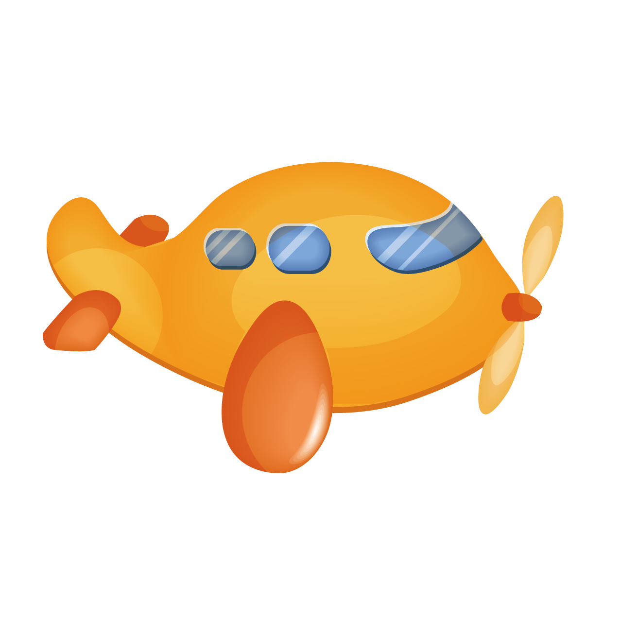 Cartoon Airplane Clipart