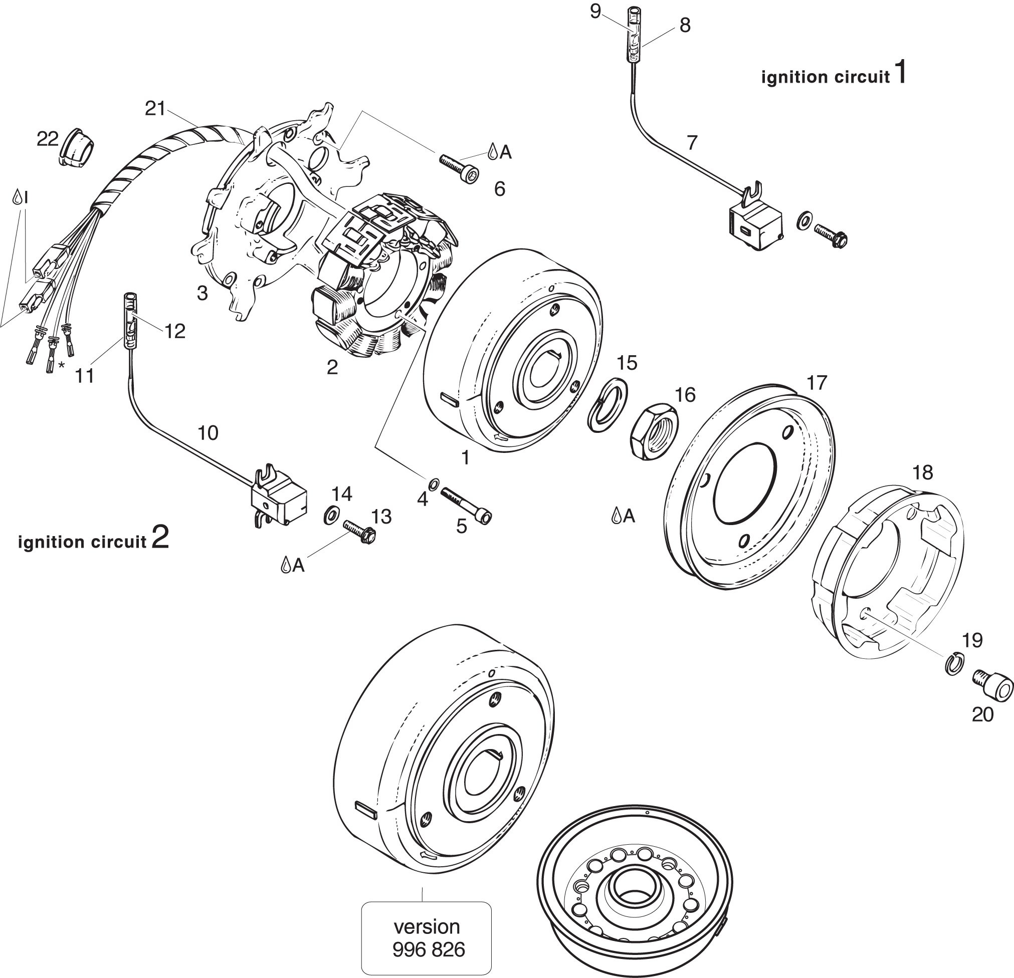 Rotax 503 Clutch Part Clipart