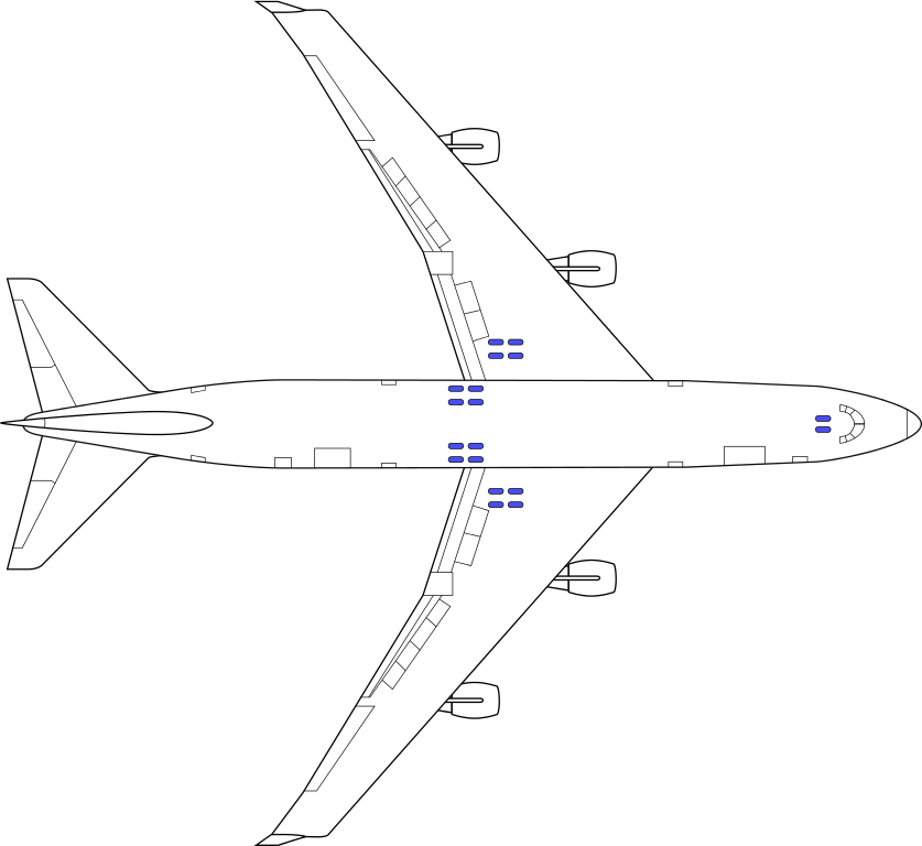 Airplane Drawing Clipart