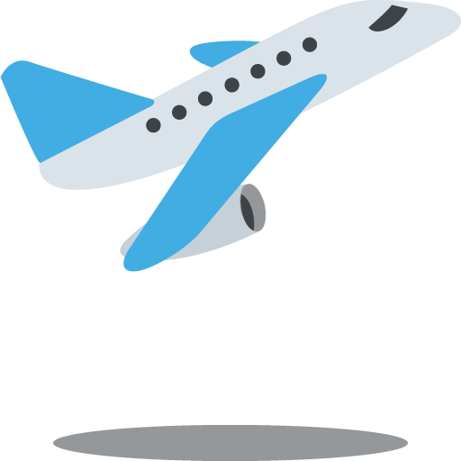 Airplane Emoji Clipart