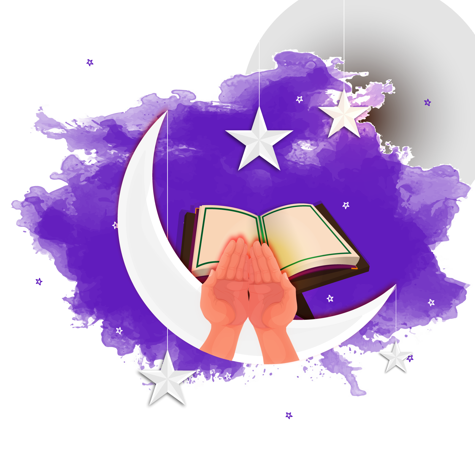 Eid Dua Clipart