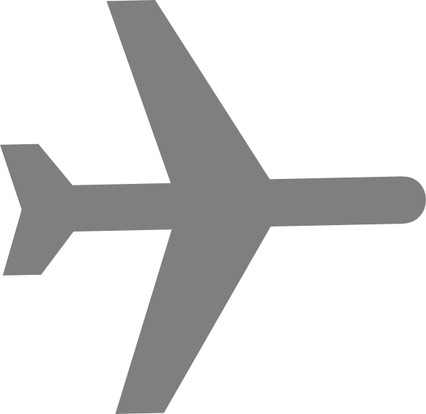 Airplane Silhouette Clipart