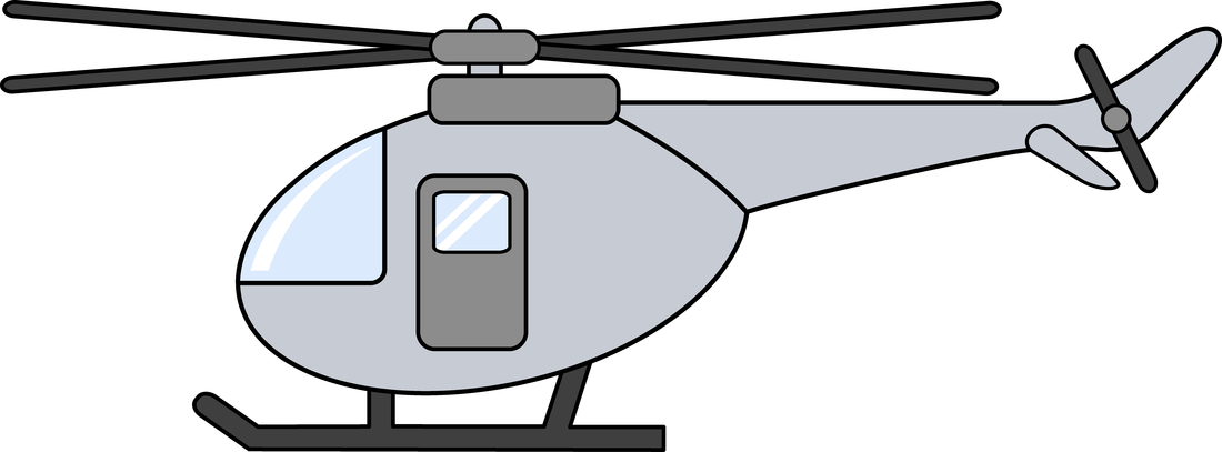 Helicopter Cartoon Clipart