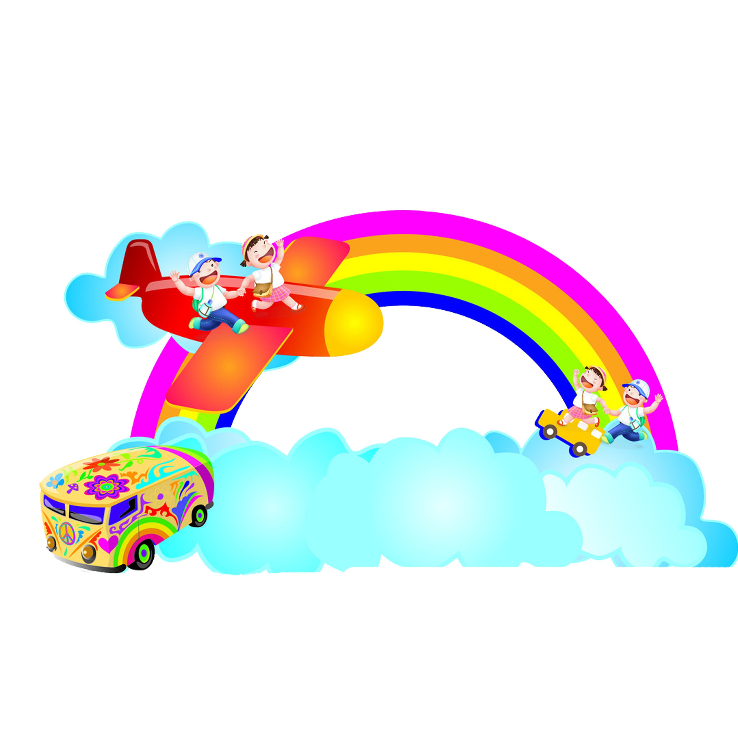 Rainbow Line Clipart