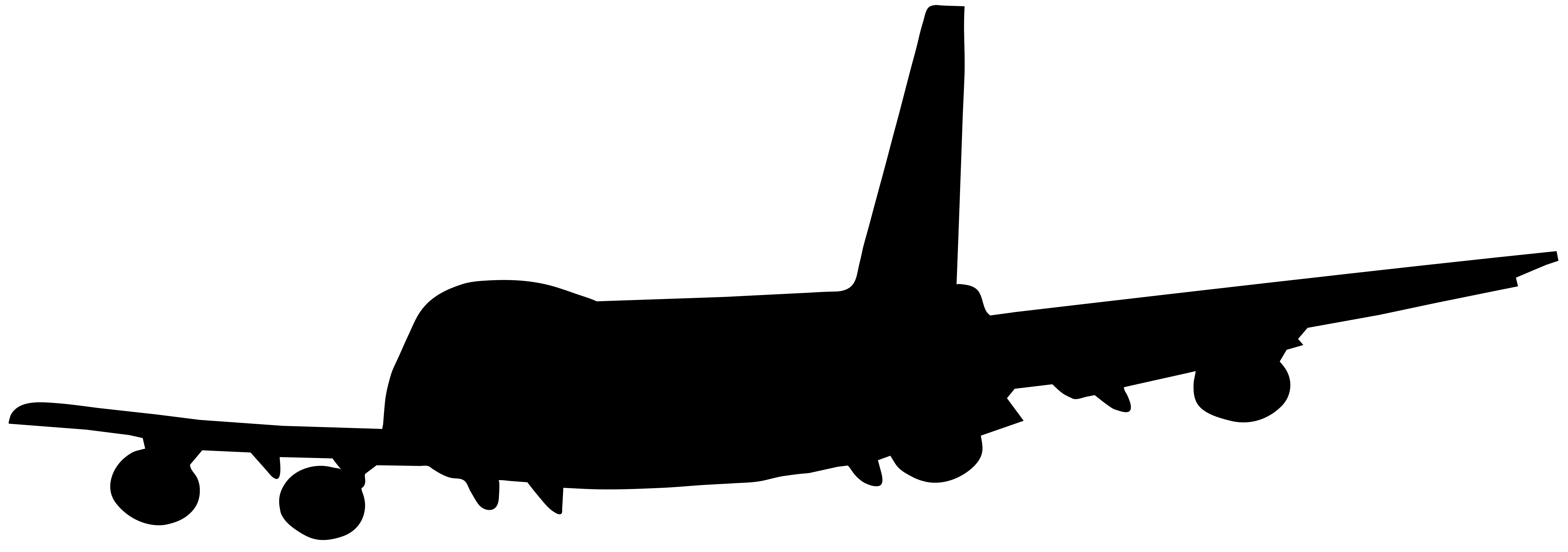 Airplane Silhouette Clipart