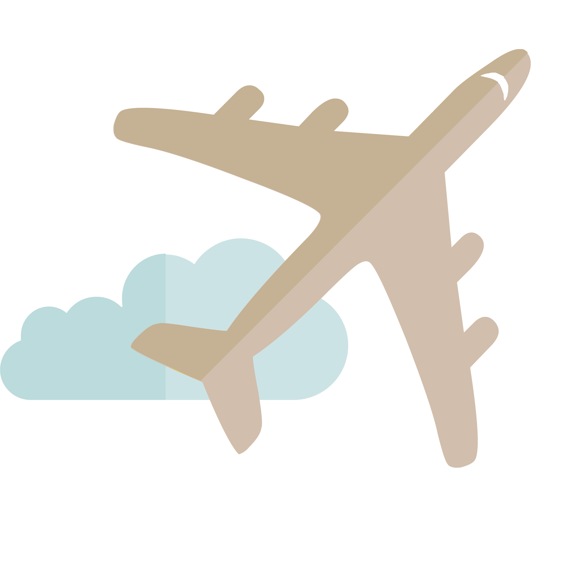 Airplane Silhouette Clipart