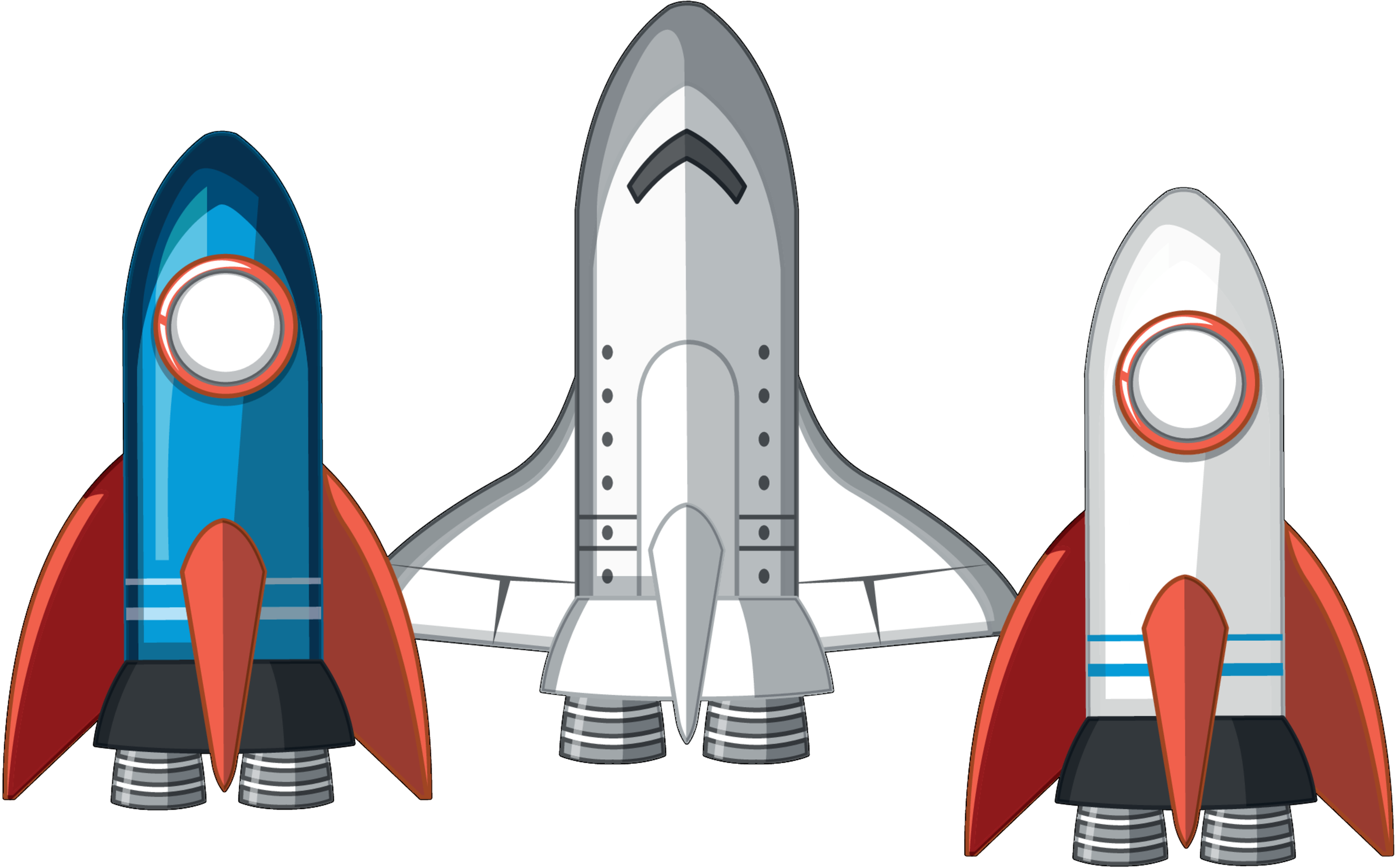 Space Shuttle Background Clipart
