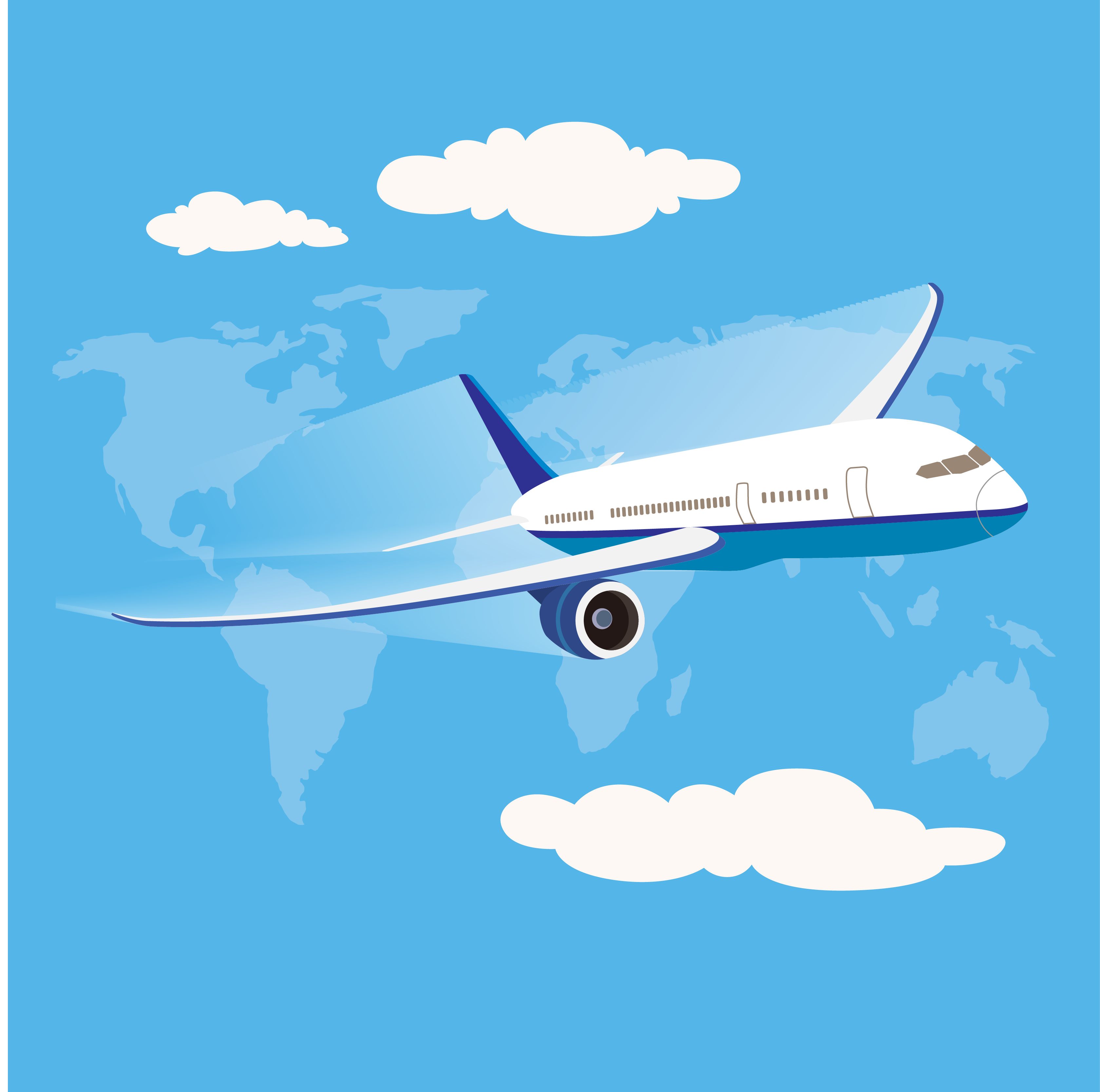 Airplane Drawing Clipart