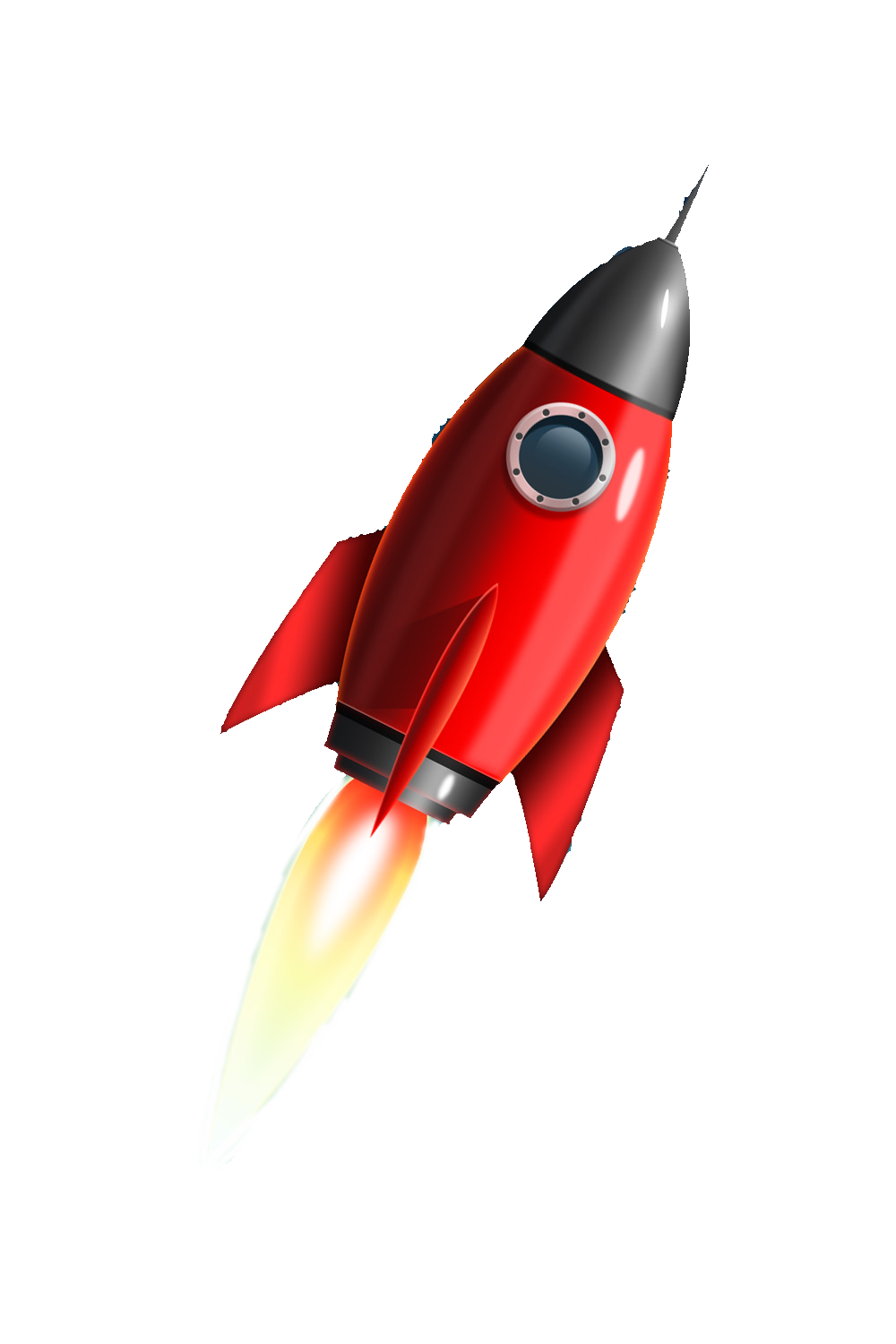 Cartoon Rocket Clipart