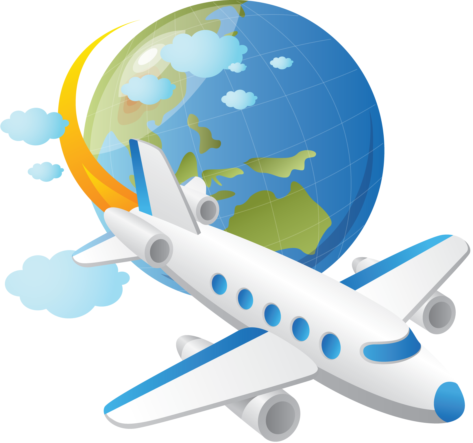 Travel Icons Clipart