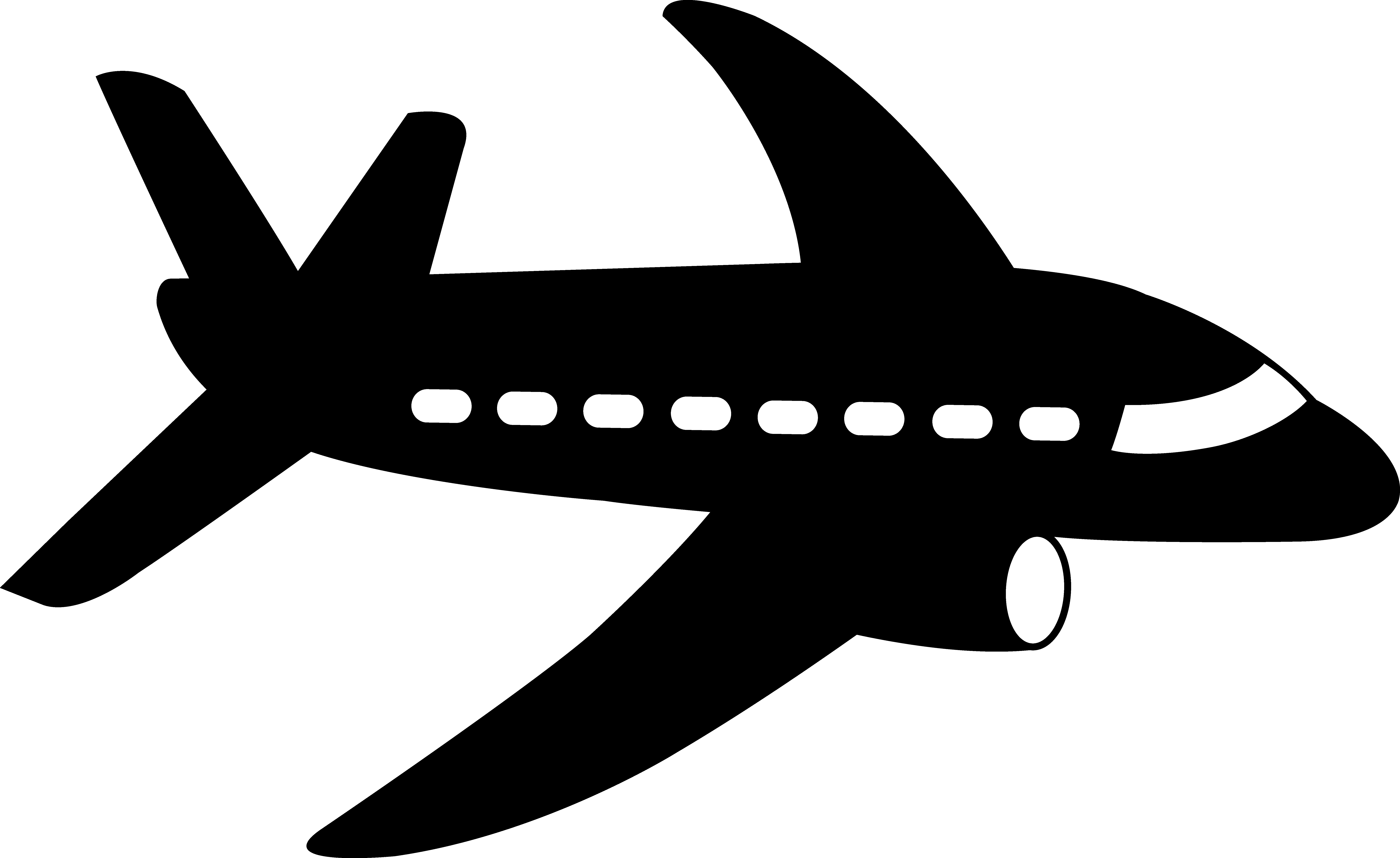 Airplane Drawing Clipart