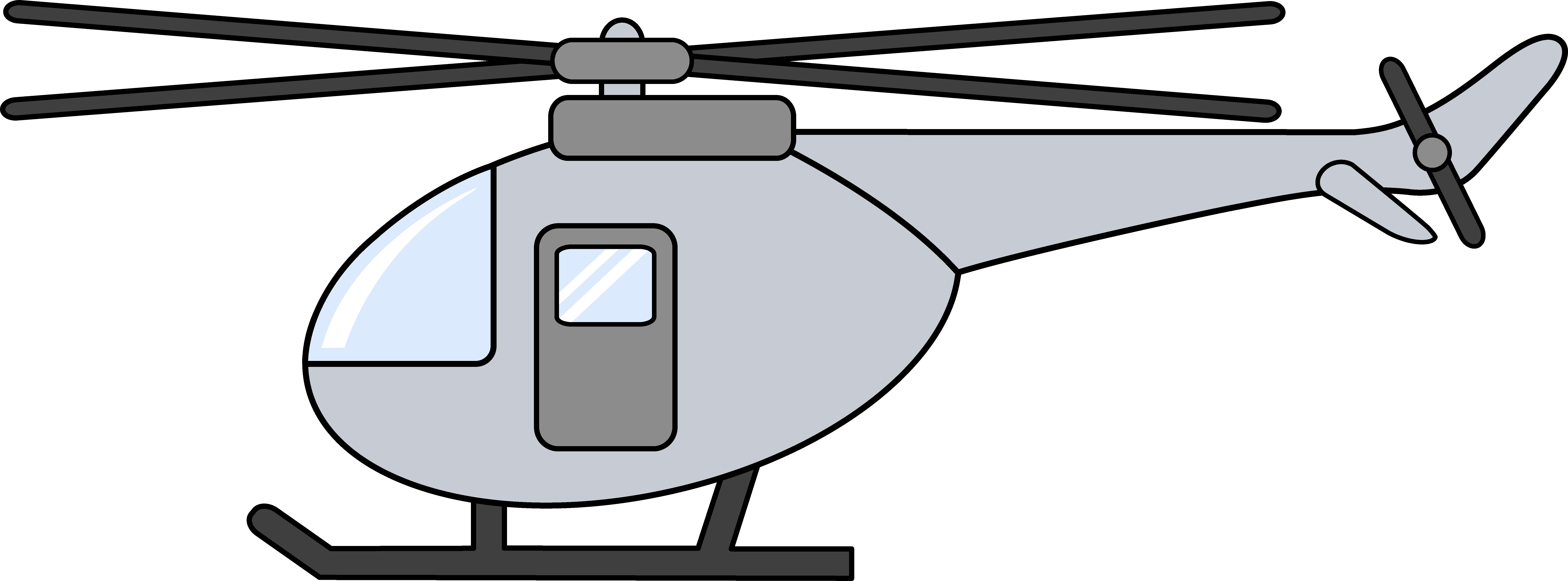 Helicopter Cartoon Clipart