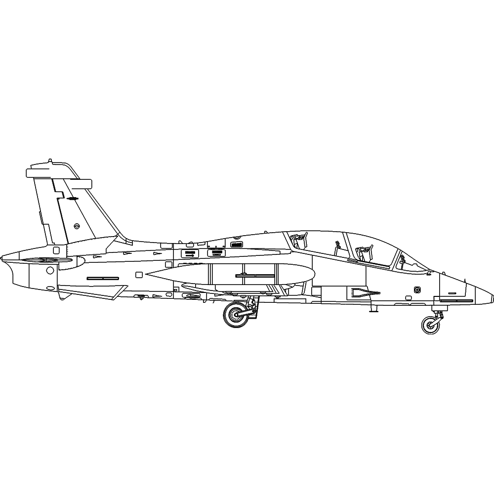 Airplane Drawing Clipart