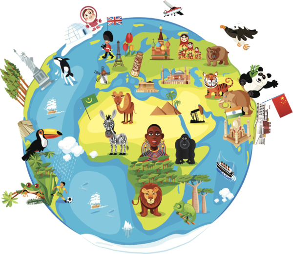 Earth Cartoon Drawing Clipart