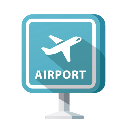 Travel Blue Background Clipart