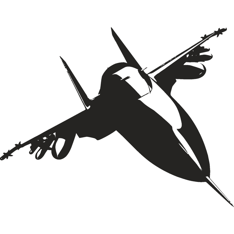 Airplane Silhouette Clipart