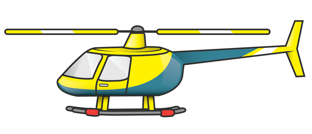 Helicopter Cartoon Clipart