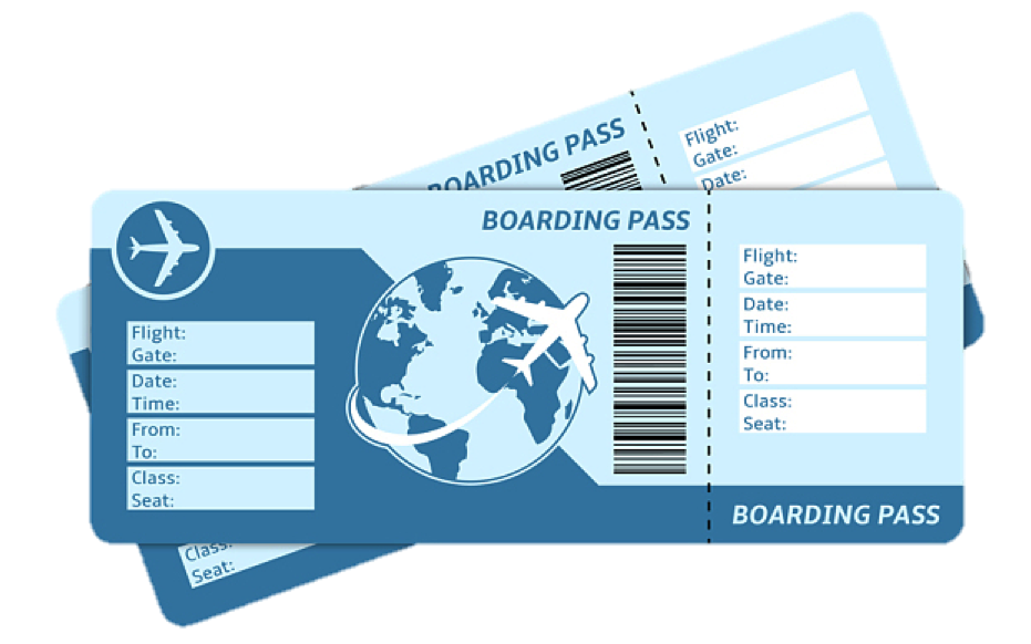 Travel Ticket Clipart