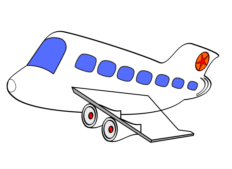 Airplane Drawing Clipart