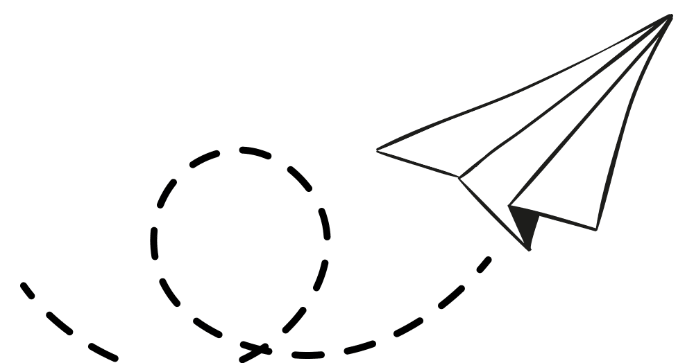 Paper Airplane Drawing Clipart