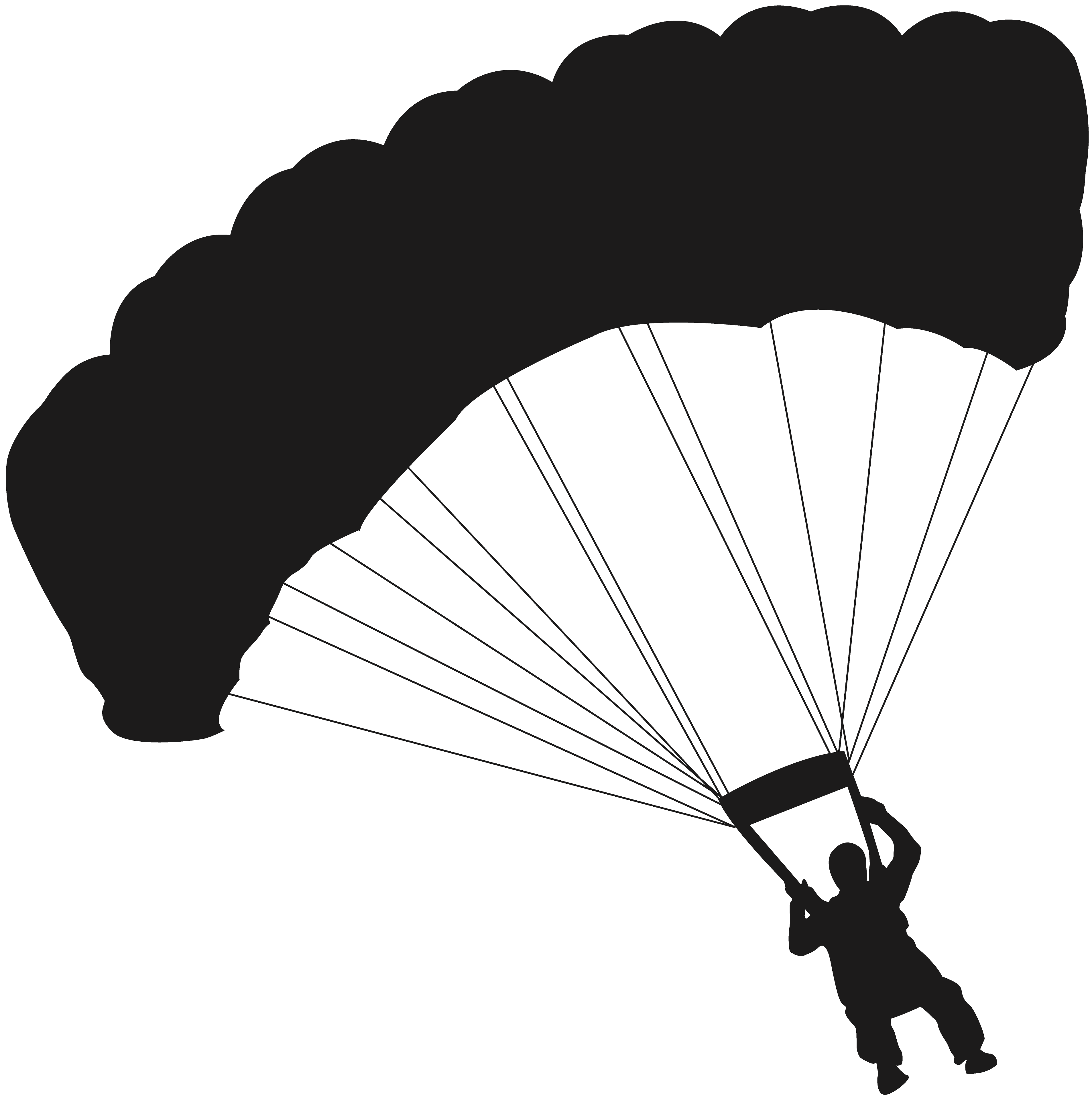 Airplane Silhouette Clipart