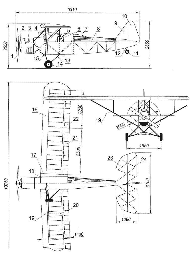 Airplane Drawing Clipart