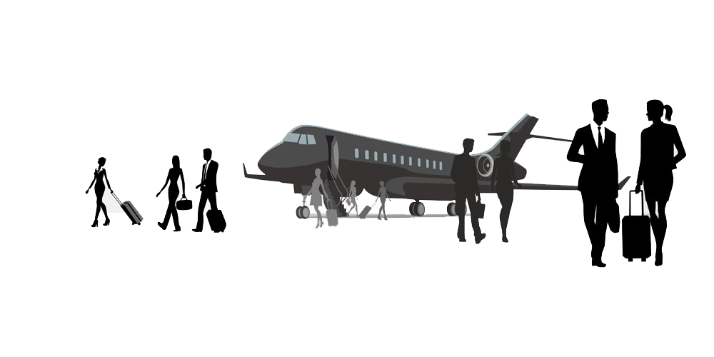 Airplane Silhouette Clipart