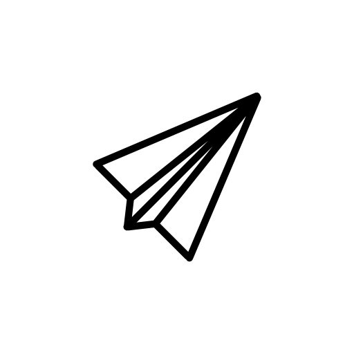 Paper Airplane Drawing Clipart