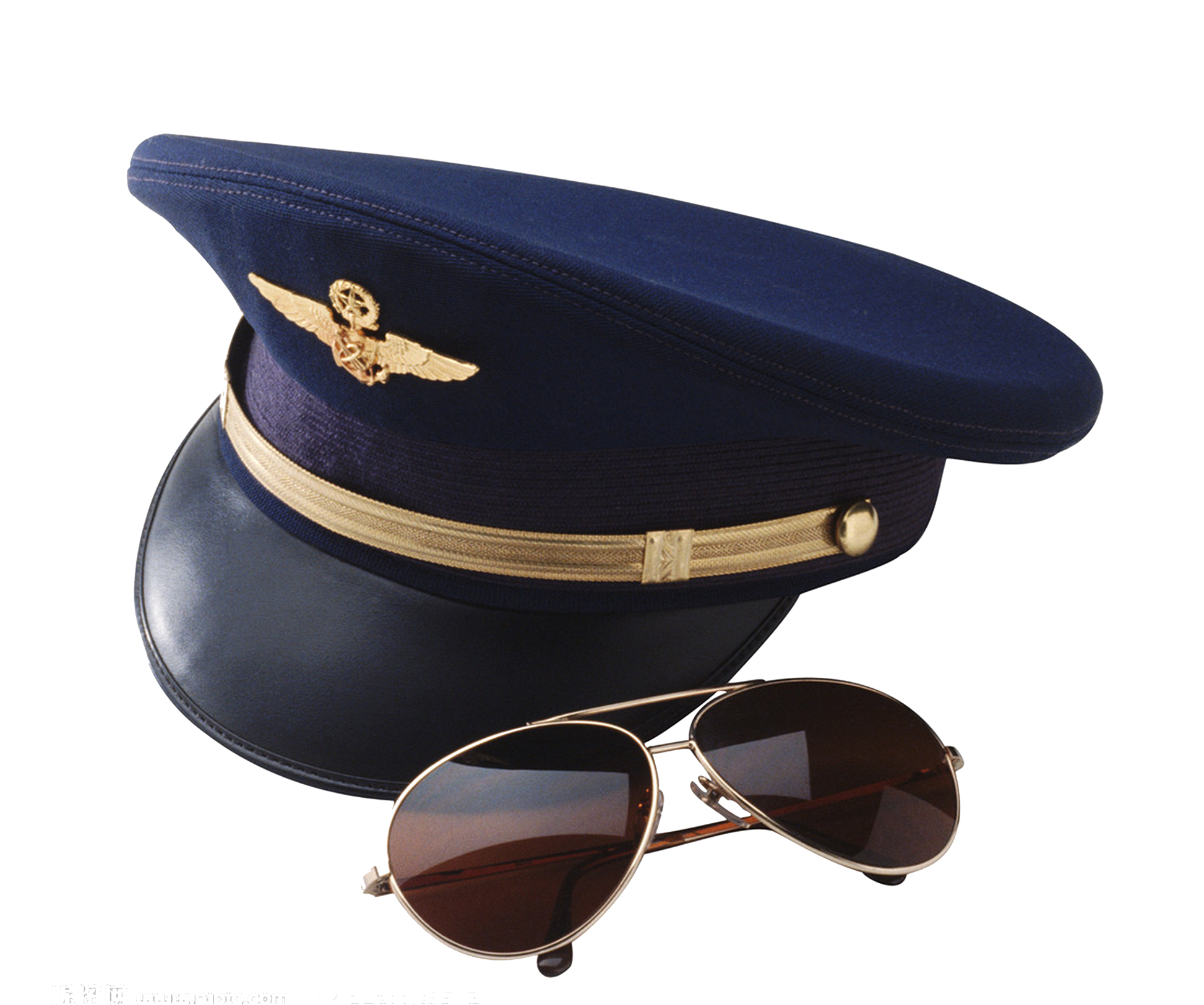 Blue Sunglasses 0506147919 Cap Airplane Hat Clipart