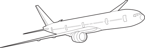 Passenger Airplane Clipart