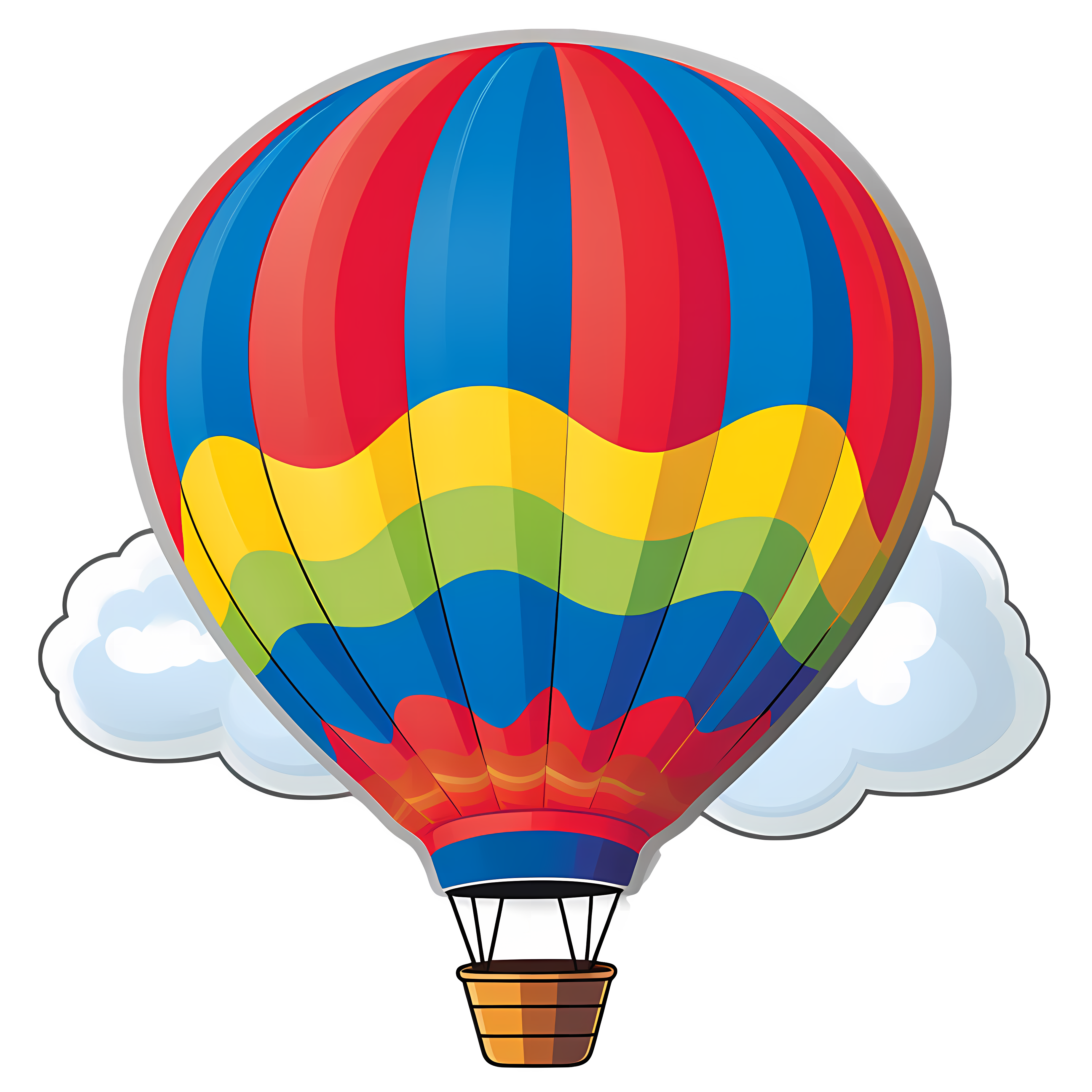 Hot air balloon Clipart
