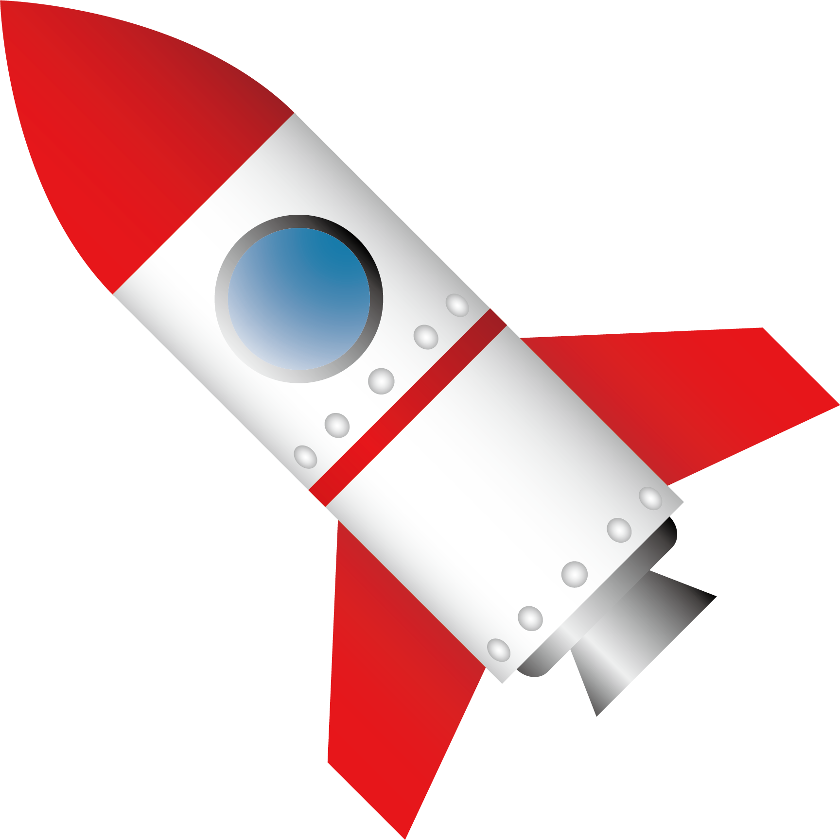 Cartoon Rocket Clipart